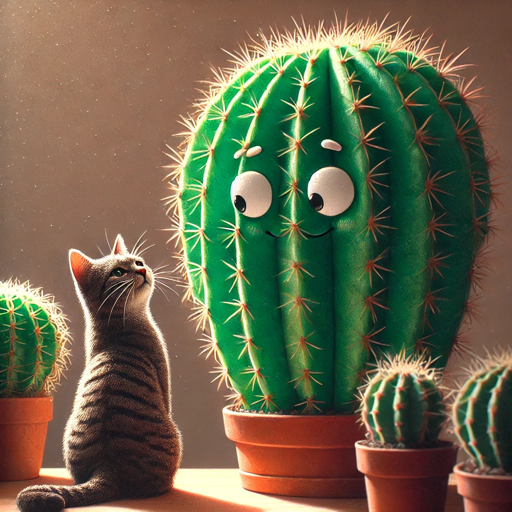 Cactus et Chat