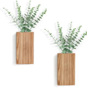 Vase Mural en Bois